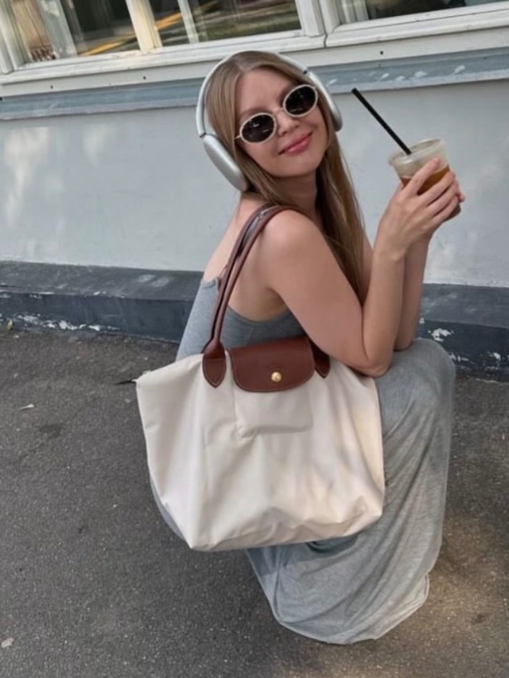 New Longchamp Le Pliage medium tote